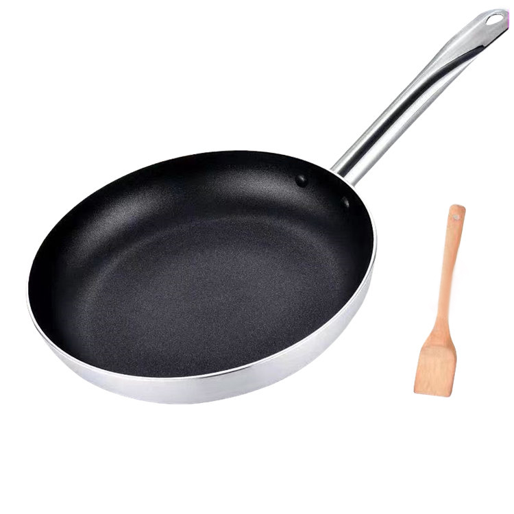 Chảo tròn chống dính logo tùy chỉnh thân thiện với môi trường có nắp