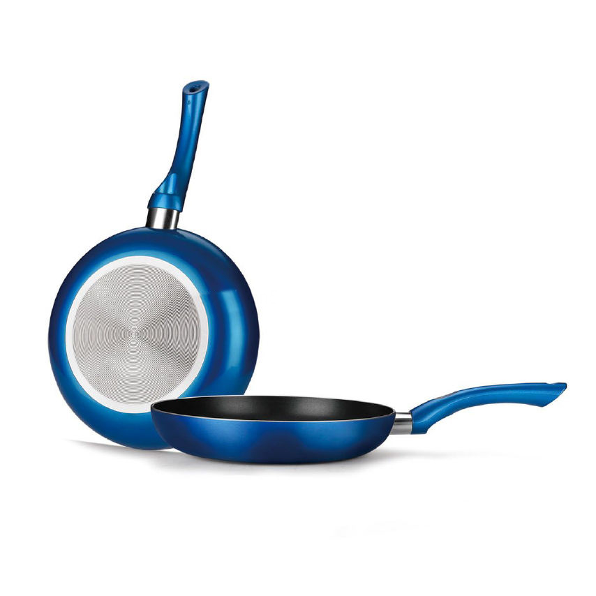 Bộ chảo chống dính bằng gốm sứ 24cm 28cm dành cho nhà bếp nấu ăn tại nhà và cắm trại ngoài trời