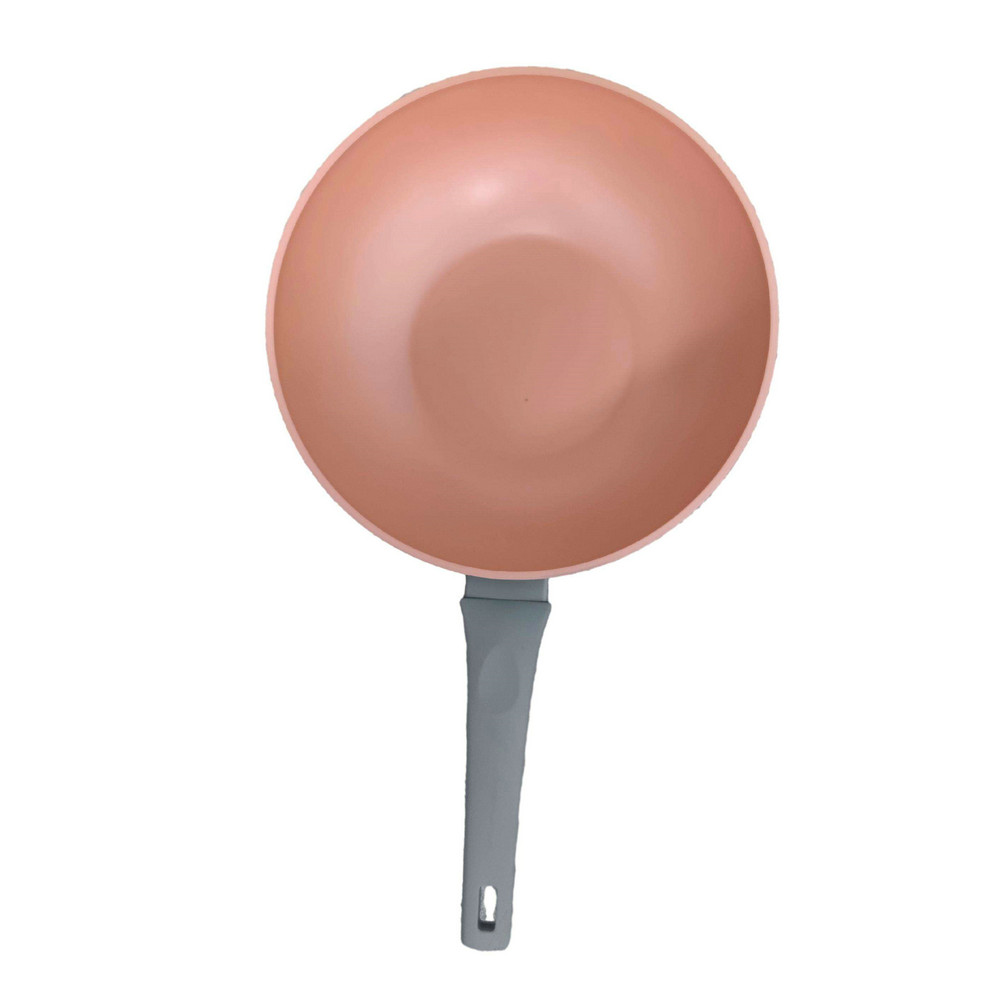 Chảo chiên sâu Chảo nhôm chống dính có nắp thủy tinh