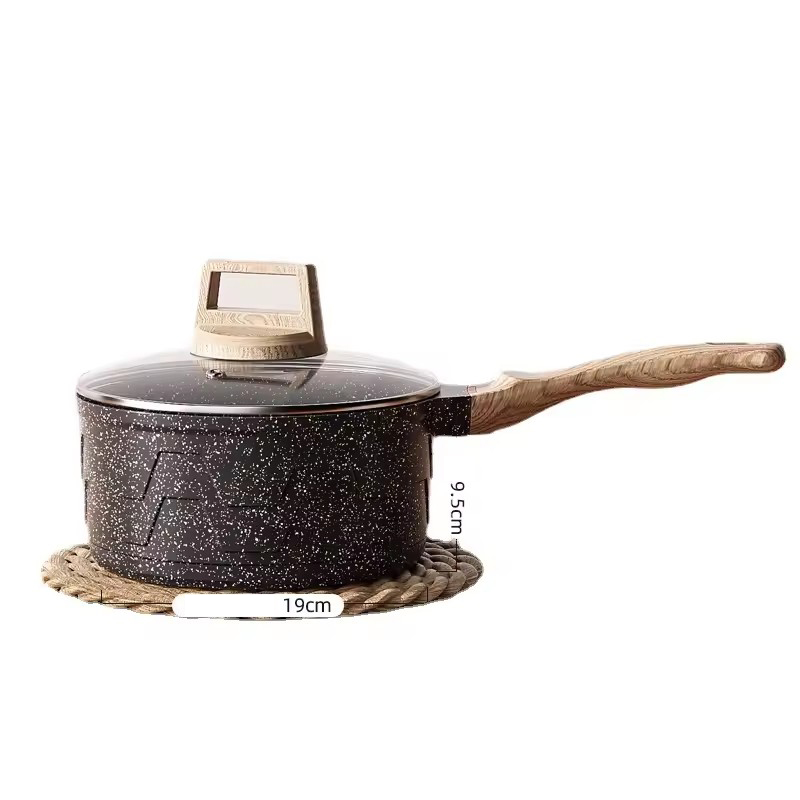 Nồi thực phẩm bổ sung cho bé chiên sôi tích hợp nồi chống dính hộ gia đình nồi mì ăn liền