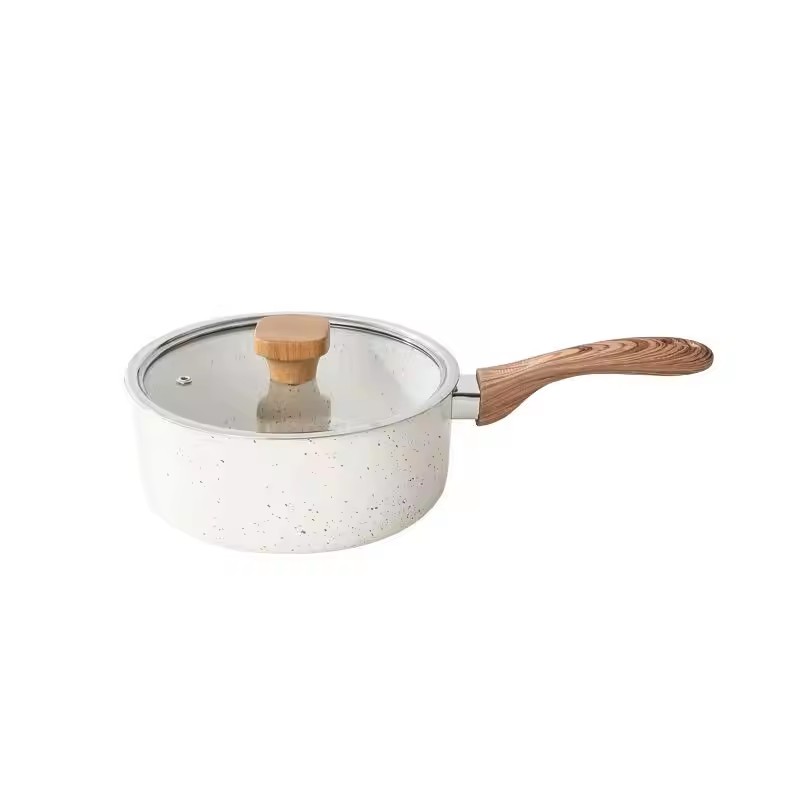 Nồi xào phong cách Nhật Bản xuyên biên giới cơm gia đình đá chống dính tuyết phẳng nồi sữa đa năng nồi mì ăn liền