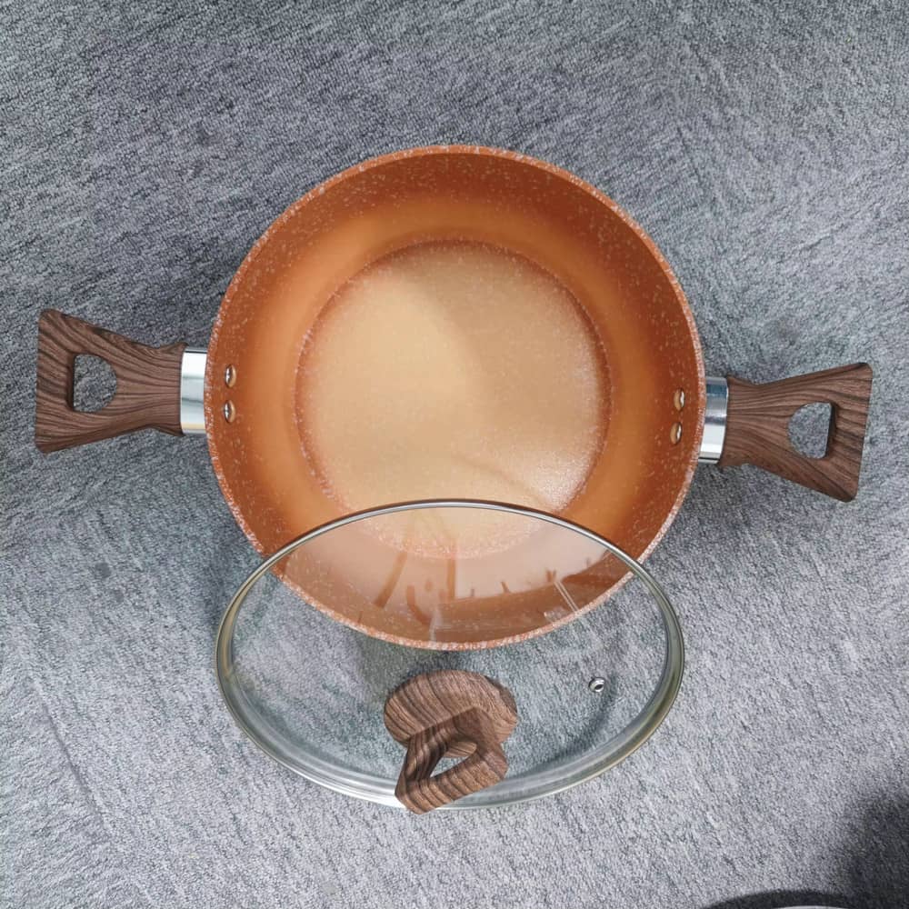 Nồi nấu khuôn đúc chống dính đáy cảm ứng không độc hại nồi kho có cảm ứng mềm mại